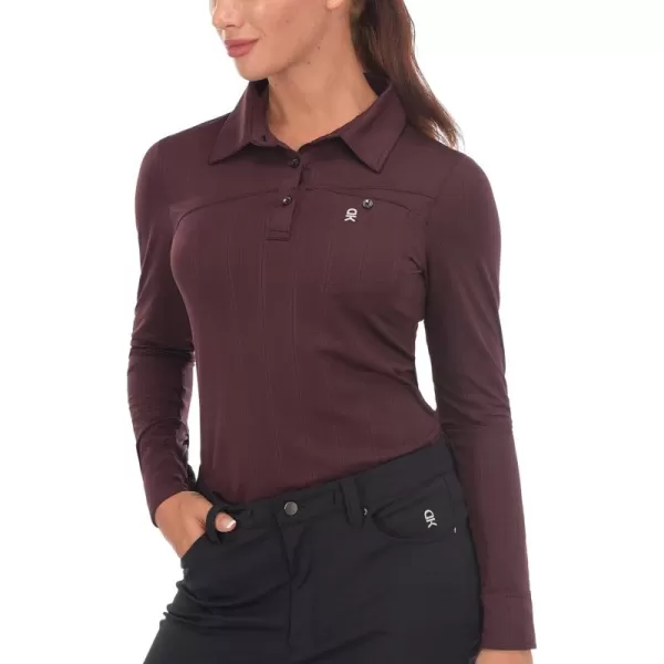 Little Donkey Andy Women's Ultra Stretch Quick Dry Lightweight Golf Polo Shirts Moisture Wicking Top UPF50+ Tennis Sports