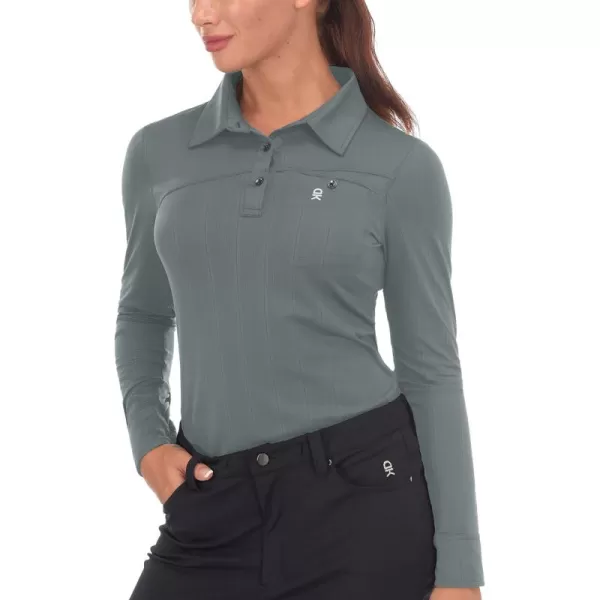 Little Donkey Andy Women's Ultra Stretch Quick Dry Lightweight Golf Polo Shirts Moisture Wicking Top UPF50+ Tennis Sports