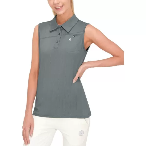 Little Donkey Andy Women's Ultra Stretch Quick Dry Lightweight Golf Polo Shirts Moisture Wicking Top UPF50+ Tennis Sports