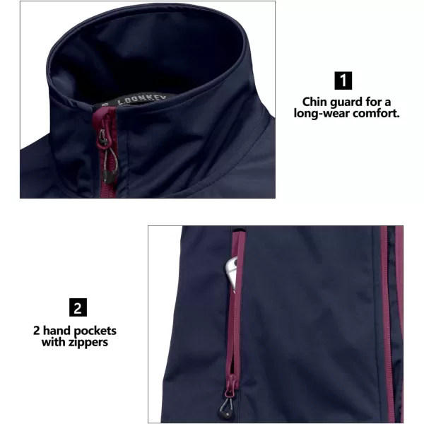 Little Donkey Andy Women's Lightweight Softshell Vest, Windproof Sleeveless Jacket for Running Hiking Travel