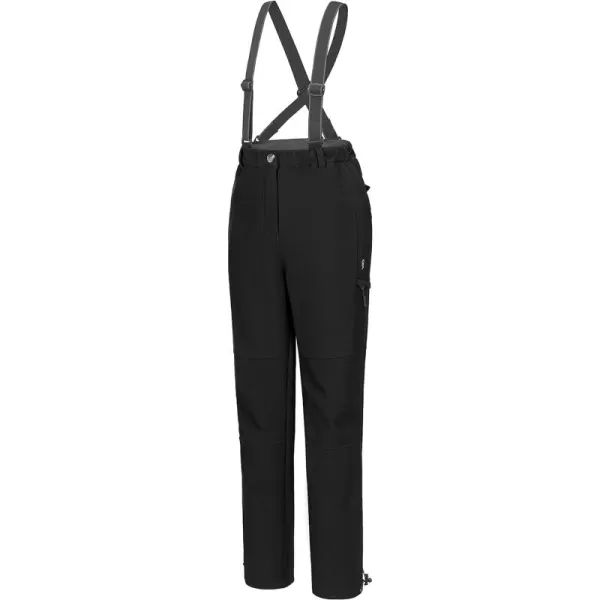 Little Donkey Andy Womens Insulated Ski Bibs Snow Pants Water Resistant Snowboard Softshell Pants with Suspenders