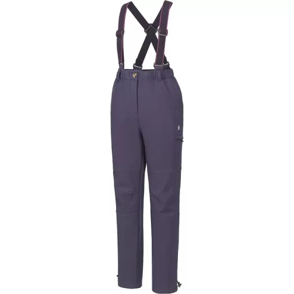 Little Donkey Andy Womens Insulated Ski Bibs Snow Pants Water Resistant Snowboard Softshell Pants with Suspenders