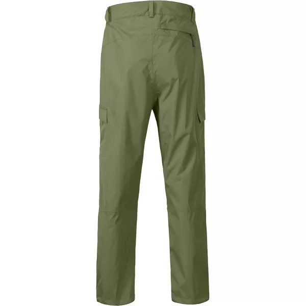 Little Donkey Andy Men's Lightweight Waterproof Rain Pants Breathable Hiking Pant for Outdoor Fishing