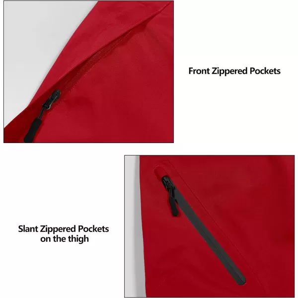 Little Donkey Andy Men's Lightweight Waterproof Rain Pants Breathable Hiking Pant for Outdoor Fishing
