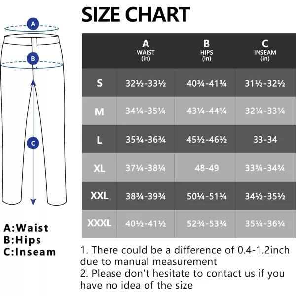 Little Donkey Andy Men's Lightweight Waterproof Rain Pants Breathable Hiking Pant for Outdoor Fishing
