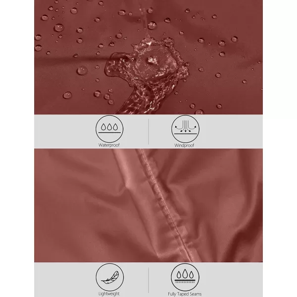 Little Donkey Andy Mens Packable Waterproof Ultralight Rain Jacket Lightweight Hooded Raincoat Hiking Travel