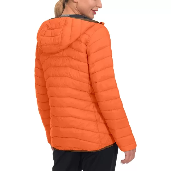 Little Donkey Andy Women's Packable Lightweight Puffer Jacket Hooded Windproof Winter Coat with Recycled Insulation