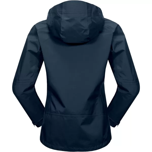 Little Donkey Andy Women’s Waterproof Rain Jacket Outdoor Windbreaker Rain Shell for Hiking, Travel