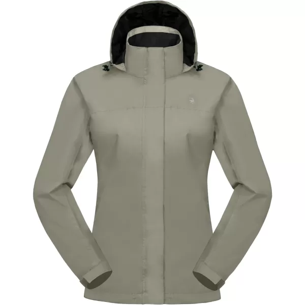 Little Donkey Andy Women’s Waterproof Rain Jacket Outdoor Windbreaker Rain Shell for Hiking, Travel