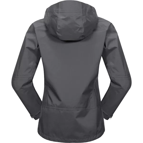 Little Donkey Andy Women’s Waterproof Rain Jacket Outdoor Windbreaker Rain Shell for Hiking, Travel