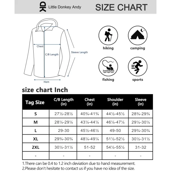 Little Donkey Andy Women’s Waterproof Rain Jacket Outdoor Windbreaker Rain Shell for Hiking, Travel