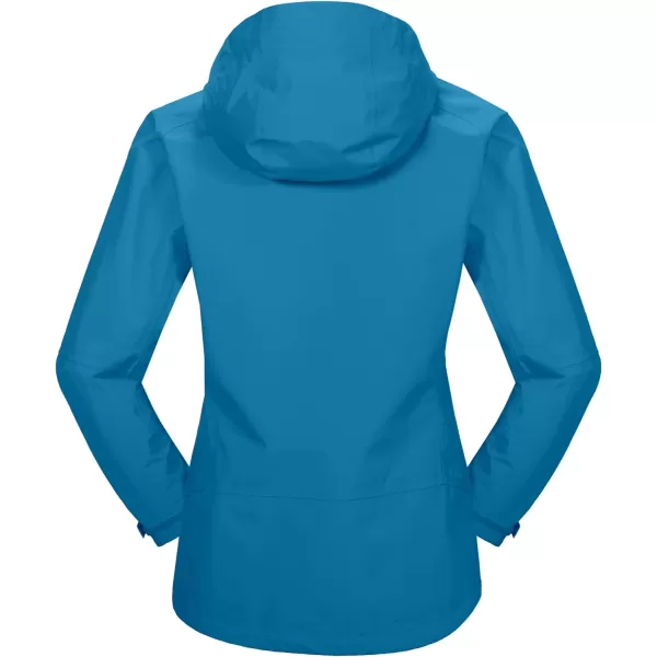 Little Donkey Andy Women’s Waterproof Rain Jacket Outdoor Windbreaker Rain Shell for Hiking, Travel