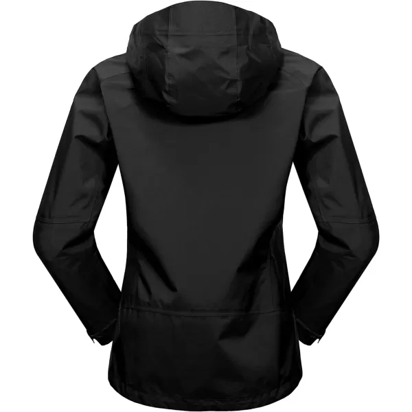 Little Donkey Andy Women’s Waterproof Rain Jacket Outdoor Windbreaker Rain Shell for Hiking, Travel