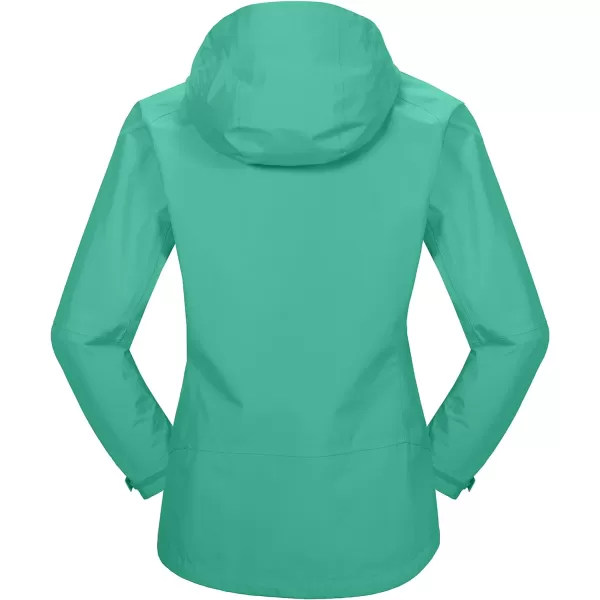 Little Donkey Andy Women’s Waterproof Rain Jacket Outdoor Windbreaker Rain Shell for Hiking, Travel