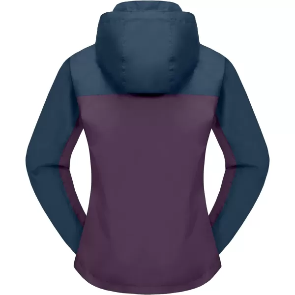 Little Donkey Andy Women’s Waterproof Rain Jacket Outdoor Windbreaker Rain Shell for Hiking, Travel