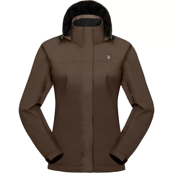 Little Donkey Andy Women’s Waterproof Rain Jacket Outdoor Windbreaker Rain Shell for Hiking, Travel
