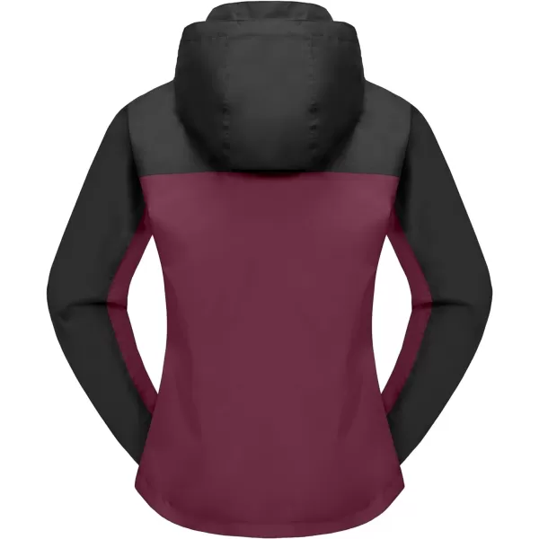 Little Donkey Andy Women’s Waterproof Rain Jacket Outdoor Windbreaker Rain Shell for Hiking, Travel