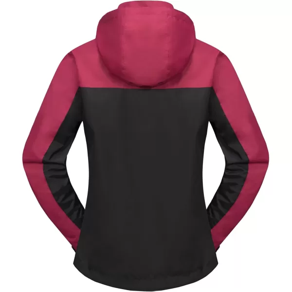 Little Donkey Andy Women’s Waterproof Rain Jacket Outdoor Windbreaker Rain Shell for Hiking, Travel