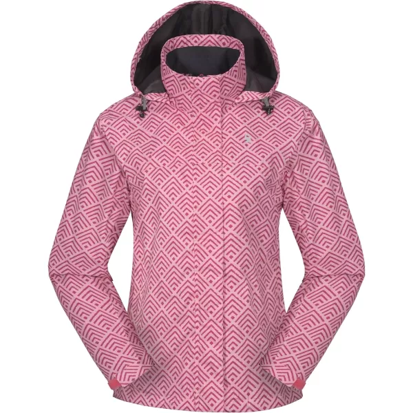 Little Donkey Andy Women’s Waterproof Rain Jacket Outdoor Windbreaker Rain Shell for Hiking, Travel