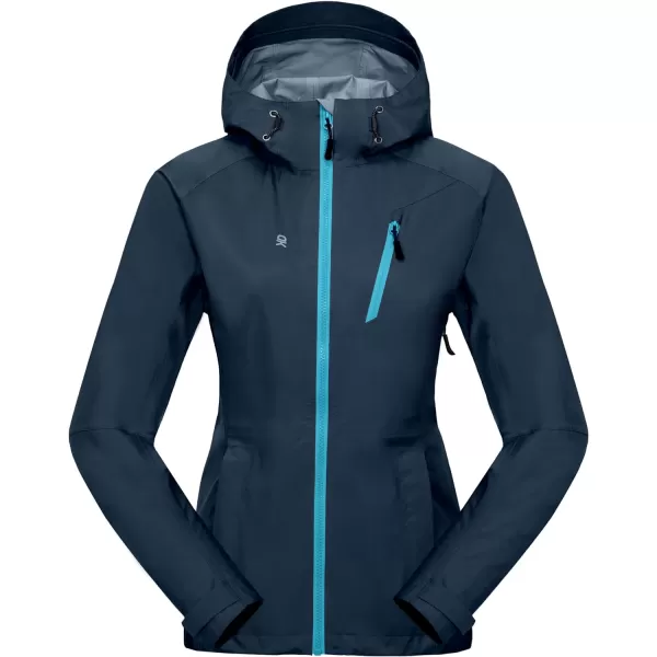 Little Donkey Andy Women’s Waterproof Rain Jacket Outdoor Windbreaker Rain Shell for Hiking, Travel
