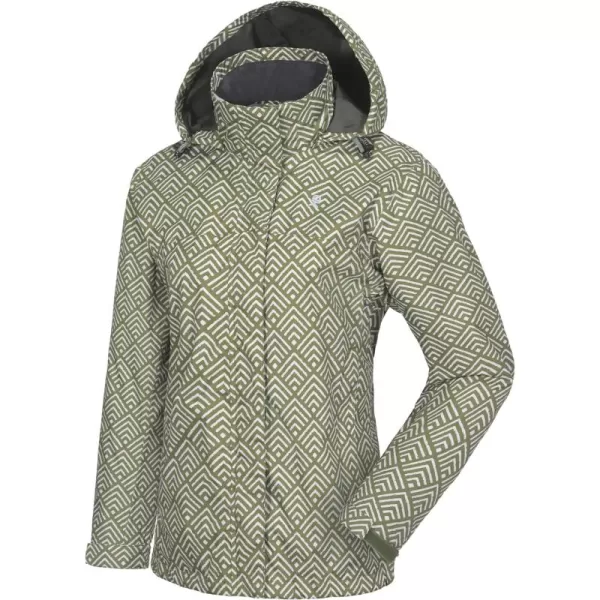 Little Donkey Andy Women’s Waterproof Rain Jacket Outdoor Windbreaker Rain Shell for Hiking, Travel