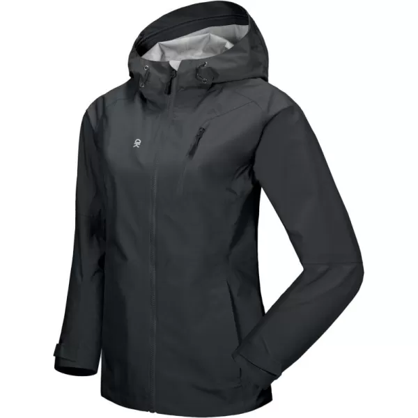 Little Donkey Andy Women’s Waterproof Rain Jacket Outdoor Windbreaker Rain Shell for Hiking, Travel