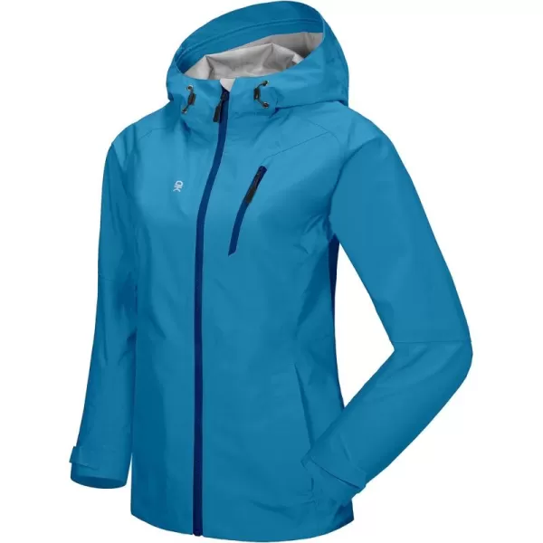 Little Donkey Andy Women’s Waterproof Rain Jacket Outdoor Windbreaker Rain Shell for Hiking, Travel