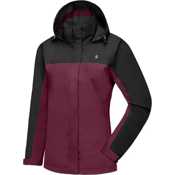 Little Donkey Andy Women’s Waterproof Rain Jacket Outdoor Windbreaker Rain Shell for Hiking, Travel