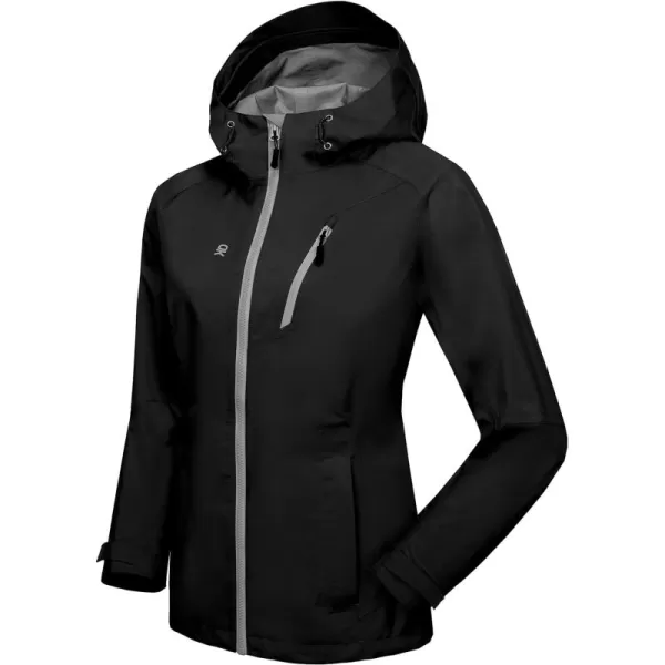 Little Donkey Andy Women’s Waterproof Rain Jacket Outdoor Windbreaker Rain Shell for Hiking, Travel