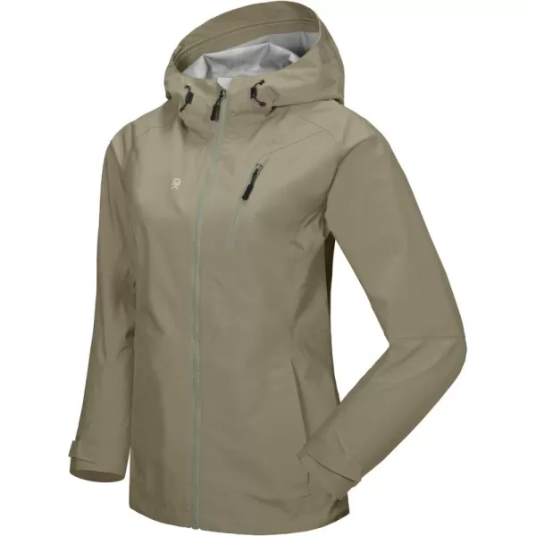 Little Donkey Andy Women’s Waterproof Rain Jacket Outdoor Windbreaker Rain Shell for Hiking, Travel