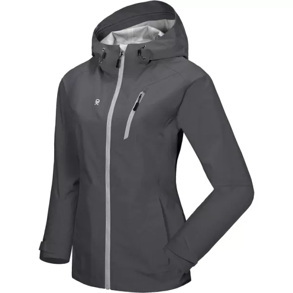 Little Donkey Andy Women’s Waterproof Rain Jacket Outdoor Windbreaker Rain Shell for Hiking, Travel