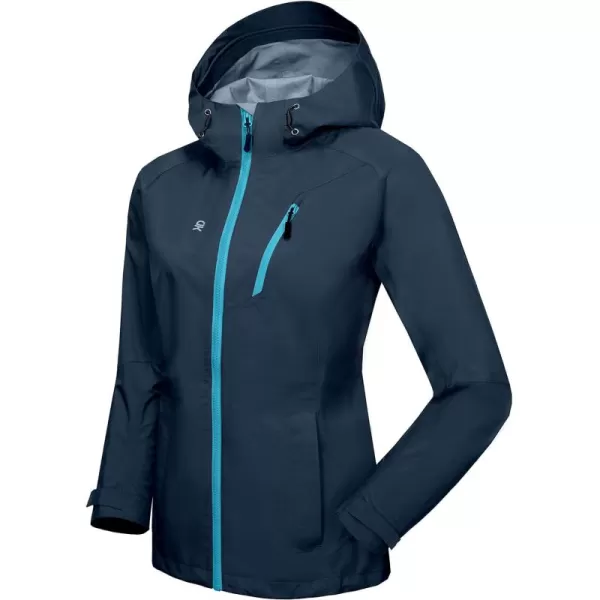 Little Donkey Andy Women’s Waterproof Rain Jacket Outdoor Windbreaker Rain Shell for Hiking, Travel