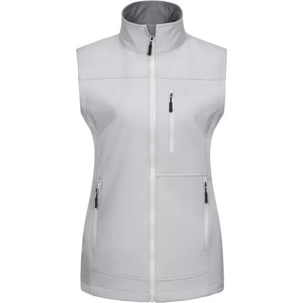 Little Donkey Andy Lightweight Softshell Vest Women Outerwear with Fleece Lined Sleeveless Casual Windbreaker Jacket