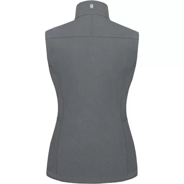 Little Donkey Andy Lightweight Softshell Vest Women Outerwear with Fleece Lined Sleeveless Casual Windbreaker Jacket