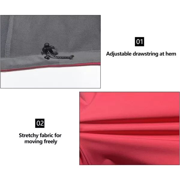 Little Donkey Andy Lightweight Softshell Vest Women Outerwear with Fleece Lined Sleeveless Casual Windbreaker Jacket