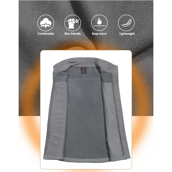 Little Donkey Andy Lightweight Softshell Vest Women Outerwear with Fleece Lined Sleeveless Casual Windbreaker Jacket