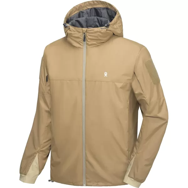 Little Donkey Andy Men's Hooded Winter Lightweight Coat Water-resistant Warm Quilted Jacket with Recycled Insulation