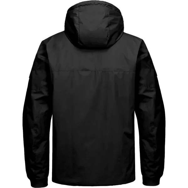 Little Donkey Andy Men's Hooded Winter Lightweight Coat Water-resistant Warm Quilted Jacket with Recycled Insulation