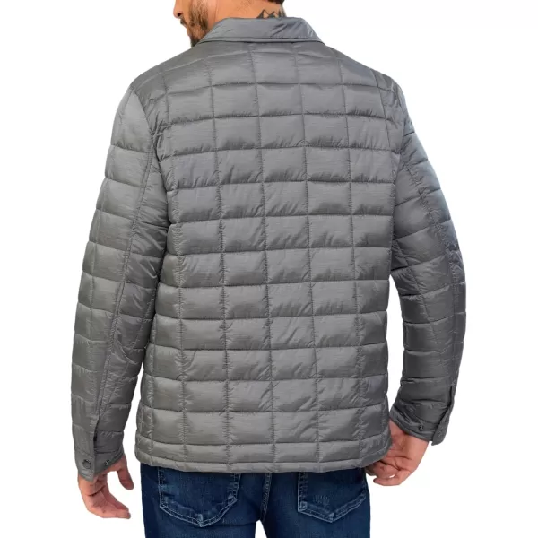 Little Donkey Andy Men's Puffer Jacket Lightweight Warm Winter Coat With 4 Pockets Full Zip Windproof Insulated Hooded Jacket