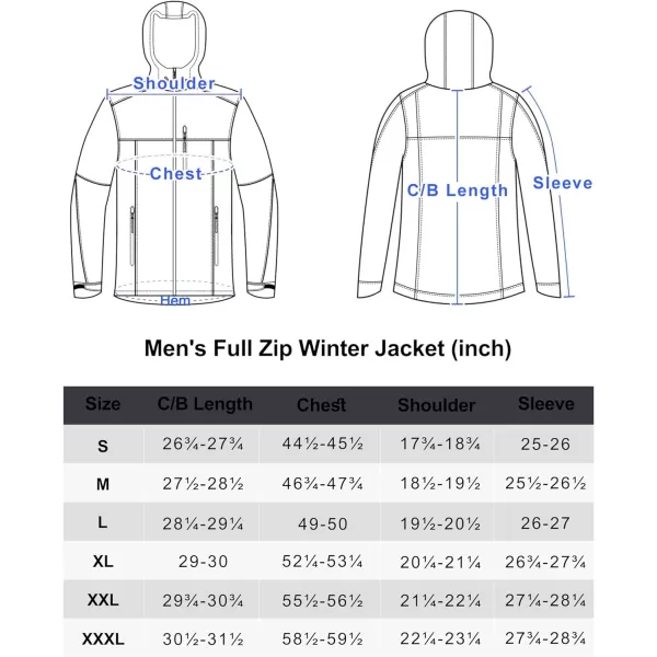 Little Donkey Andy Men's Puffer Jacket Lightweight Warm Winter Coat With 4 Pockets Full Zip Windproof Insulated Hooded Jacket