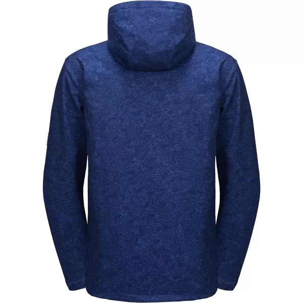 Little Donkey Andy Men’s Softshell Jacket with Removable Hood, Fleece Lined and Water Repellent