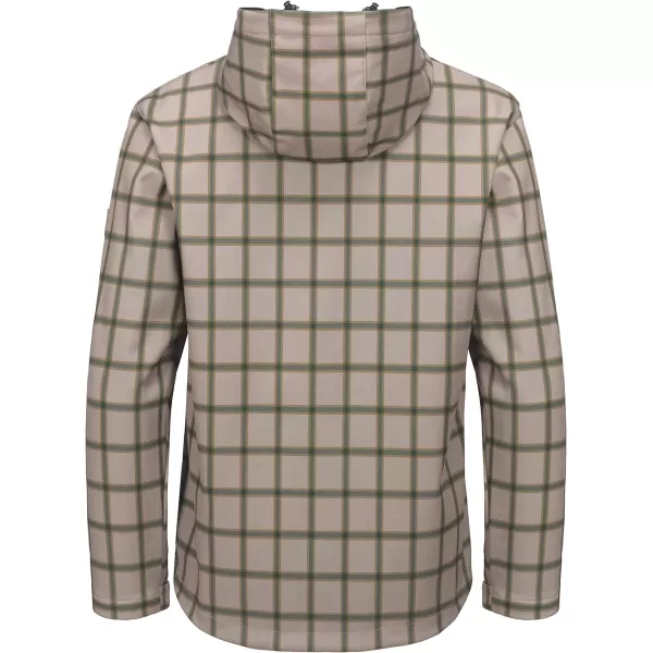 Little Donkey Andy Men’s Softshell Jacket with Removable Hood, Fleece Lined and Water Repellent