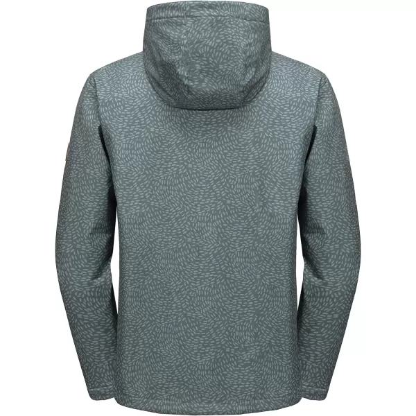 Little Donkey Andy Men’s Softshell Jacket with Removable Hood, Fleece Lined and Water Repellent