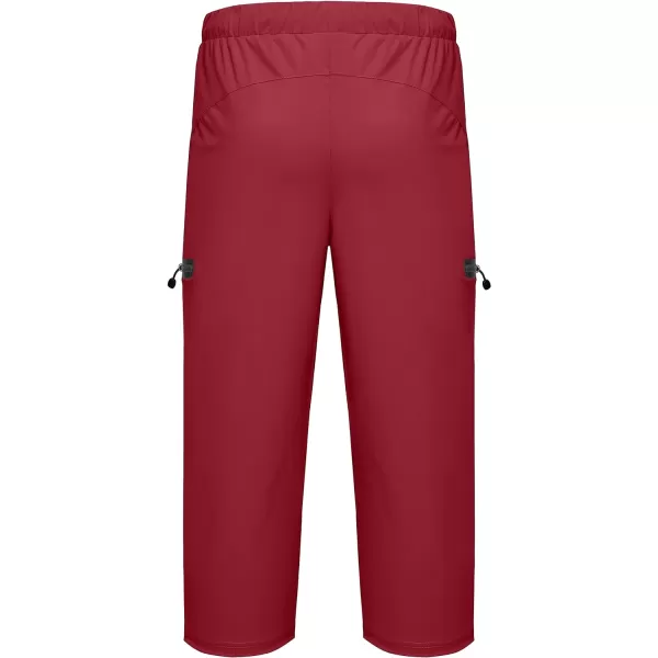 Little Donkey Andy Men's Ultra-Stretch Lightweight Quick Dry Athletic Pants Drawstring Travel Exercise Running Jogging)