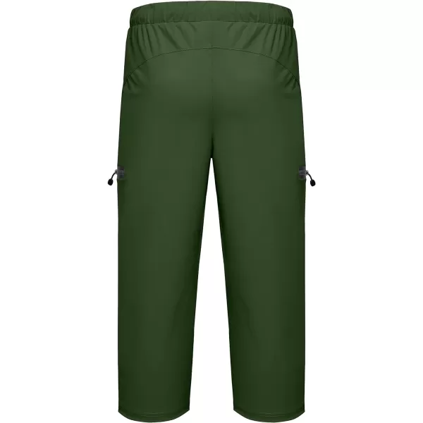 Little Donkey Andy Men's Ultra-Stretch Lightweight Quick Dry Athletic Pants Drawstring Travel Exercise Running Jogging)