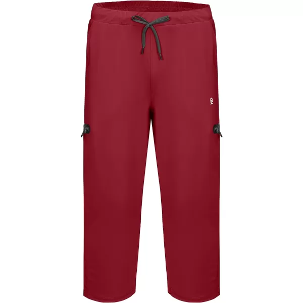 Little Donkey Andy Men's Ultra-Stretch Lightweight Quick Dry Athletic Pants Drawstring Travel Exercise Running Jogging)