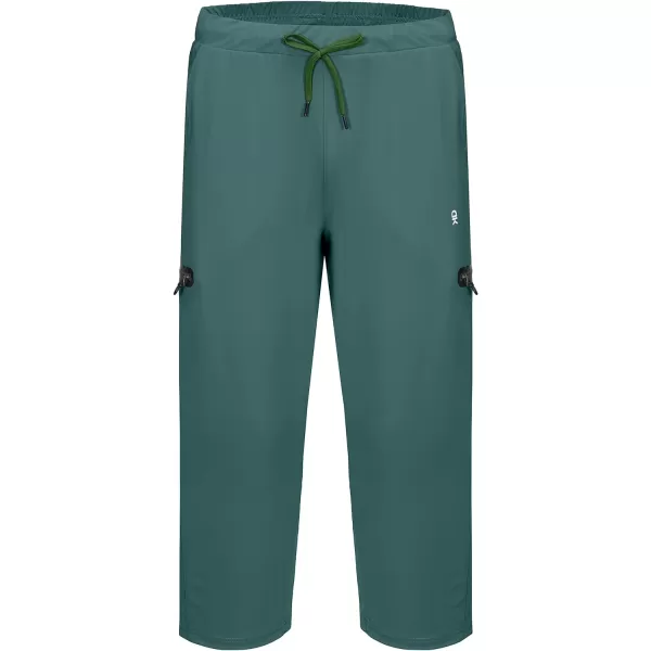 Little Donkey Andy Men's Ultra-Stretch Lightweight Quick Dry Athletic Pants Drawstring Travel Exercise Running Jogging)