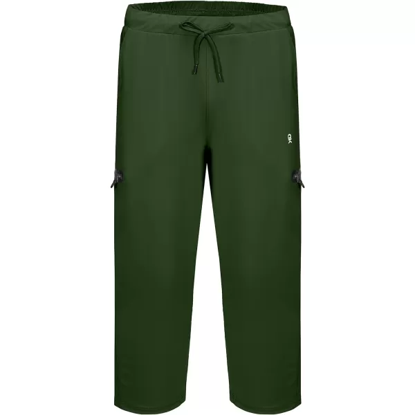 Little Donkey Andy Men's Ultra-Stretch Lightweight Quick Dry Athletic Pants Drawstring Travel Exercise Running Jogging)