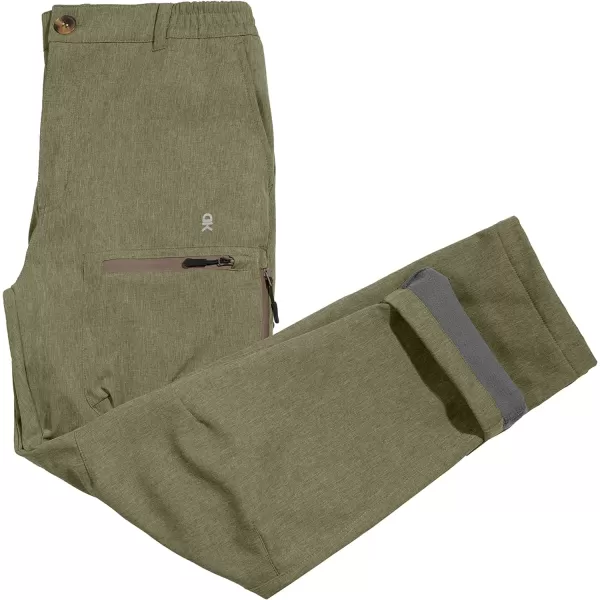 Little Donkey Andy Men's Windproof Fleece Lined Hiking Cargo Pants Water Repellent Softshell Ski Snow Pants