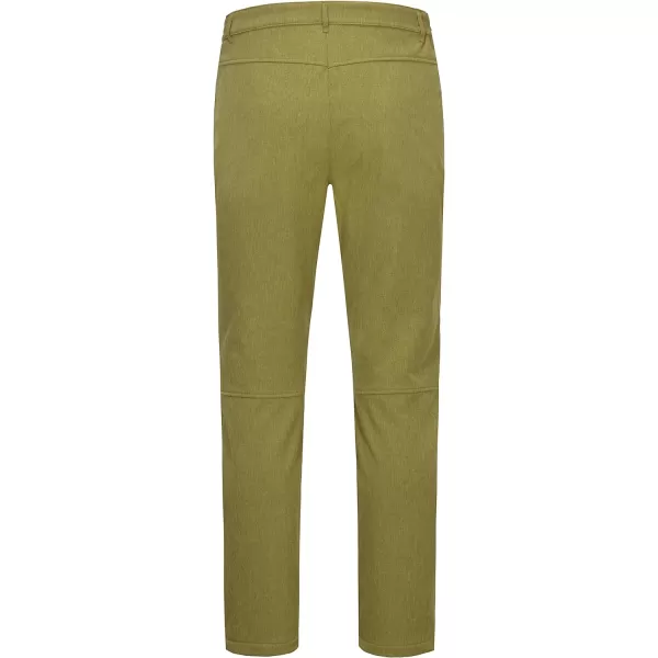 Little Donkey Andy Men's Windproof Fleece Lined Hiking Cargo Pants Water Repellent Softshell Ski Snow Pants